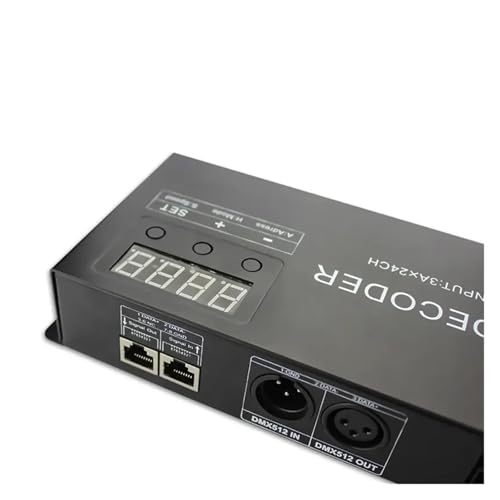ƖRg[[A fW^ 24CH RGB DMX512 fR[_[AXe[WGWjAO}X^[Xe[VƖ 5-24V DMX 512 Rg[[ RGB LED Xgbvp(24CH(3CH 8) 3A RGB)