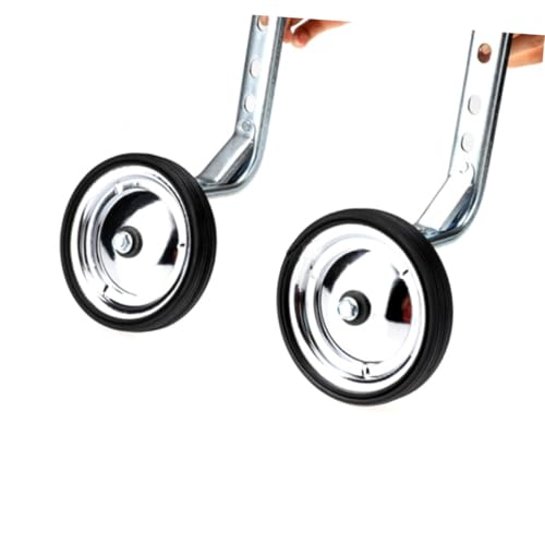 Ruedas de Entrenamiento Pesadas para Bicicletas, Construcción en Metal y Goma, Estabilizadores para Equilibrio y Soporte de Bicicletas miniatura 6