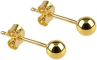 9ct Yellow Gold 3mm Ball Stud Earrings