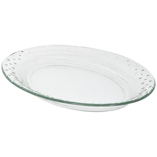Buy Pyrex Serveware Simple Elegance Dots 16Inch Oval Platter Online at