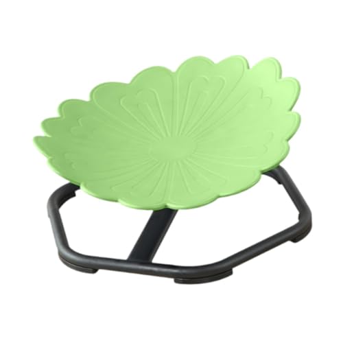 Kids Swivel Chair, Sensory Toy Rotating Chair Seat for Boys Girls Improve Balance, Green