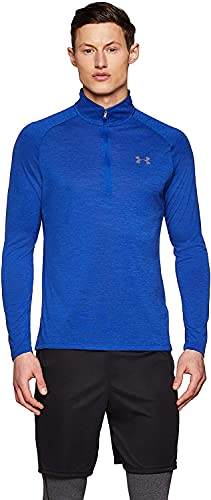 Haut zippé Under Armour Novelty Locker bleu S pour running et fitness