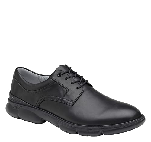 Johnston & Murphy Men's XC4 Tanner Plain Toe Black Full Grain 8.5 M/W US
