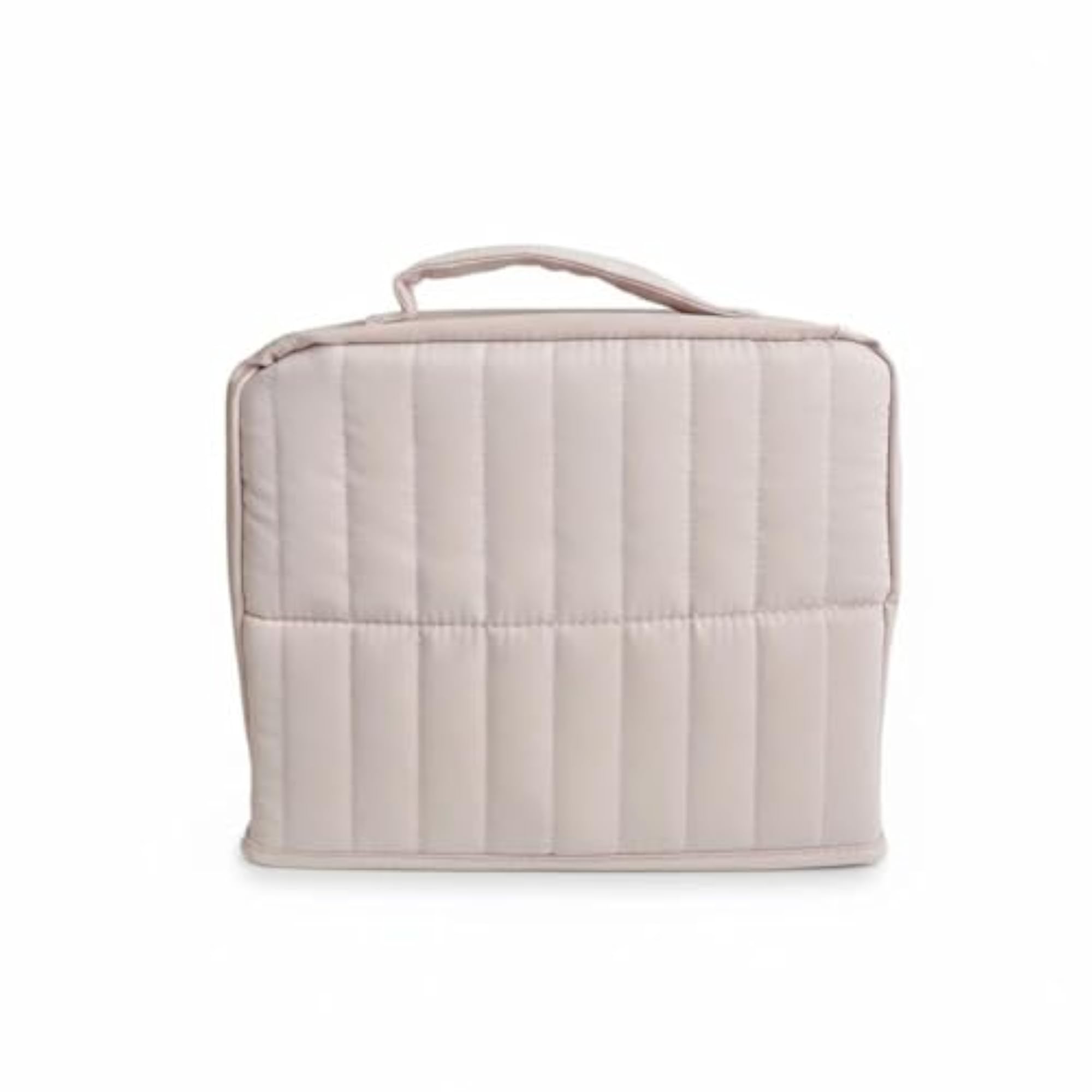 Partitioned Design Upright Makeup Organizer, Solid Color