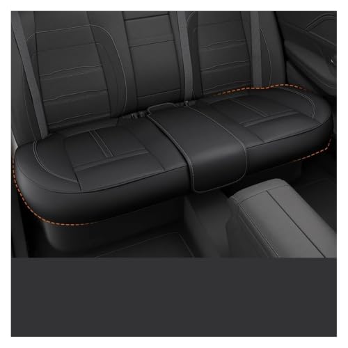 Couverture siege voiture simili cuir ensemble complet noir