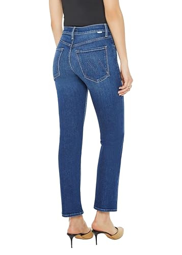 MOTHER Women's The Mid Rise Rider Flood Jeans3