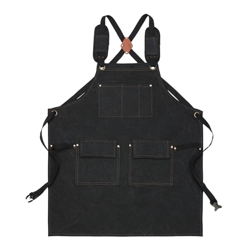 Tablier de cuisine pour barbecue et cuisson avec poches outils