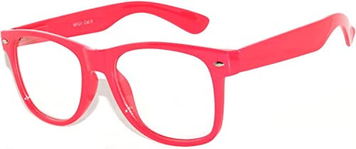 Image of OWL Retro Style Sunglasses 80's Classic Vintage Unisex Nerd Colored Frame