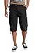 Unionbay Men's Cordova Belted Cargo Short Messenger -  34 - Black