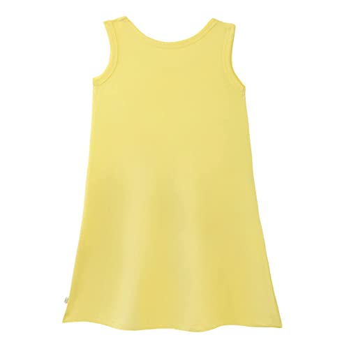 Image of YouGotPlanB 100% Cotton Printed Above Knee Length Dress for Girls