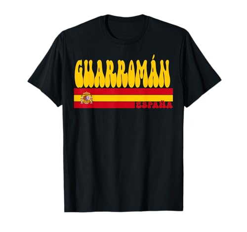 GUARROMÁN Ciudad España Vintage Estética Vacaciones de Verano Camiseta