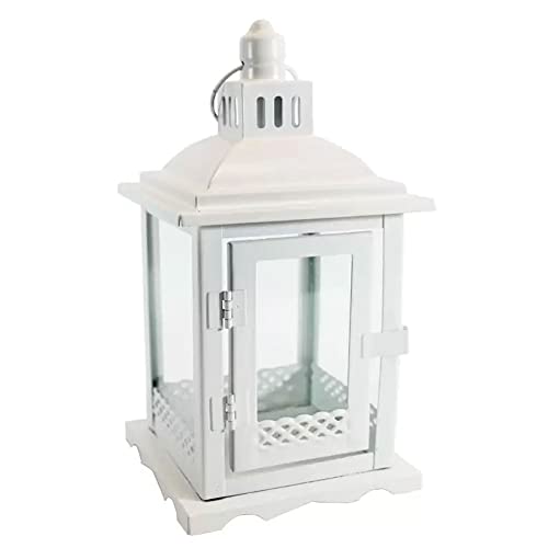 white metal decorative lantern 94103 garden decor home party decorations wedding home, 12x12x25