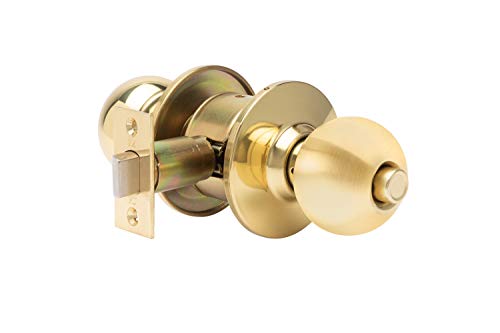 Taco Dl-Svb40-Us3 Dl-Svb Series Trans Atlantic Standard Duty Commercial Cylindrical Privacy Knob In Bright Brass #TOP2