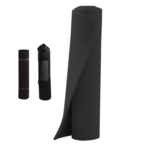 Tjock Yogamatta | Non-Slip Träningsmatta Hemmagym Tillbehör | Lättvikts Fitness Pilates Mata Extra Tjock | För Hemmagym Yoga Inomhus Utomhus...