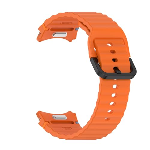 [PLYYQZM] �{�^���X�^�C�� �V���R���X�g���b�v .Sam su ng �ɍ��� Galaxy 5/6/7 40mm 44mm FE�u���X���b�g ���X�g�o���h,Watch �ɍ��� 6Classic 47mm 43mm �x���g�p�ɓK�p(Orange,Fo