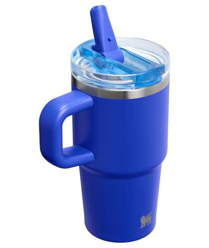 Image of STANLEY Quencher ProTour Flip Straw Tumbler with Leakproof Lid 20 oz | Built-In Straw & Handle | Cupholder Compatible for Travel | Insulated Stainless Steel Cup | BPA-Free | Cobalt