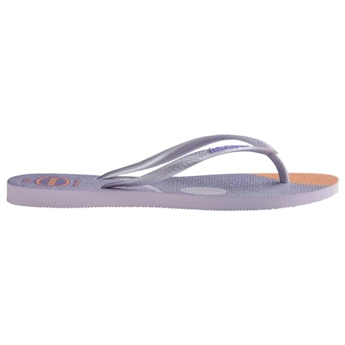 Havaianas Kids Slim Palette Glow Flip Flops - Spring and Summer Sandals for Kids - Quiet Lilac, 9C little kid3