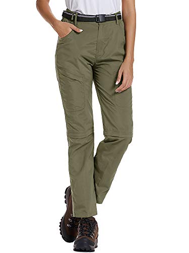 Womens Hiking Convertible Zip Off Outdoor Lightweight Quick Drying Travel Stretch Pants