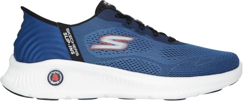 Skechers - Mens Go Walk Anywhere - Worldwide Slip On Shoes, Color Blue, Size: 8 XW US4