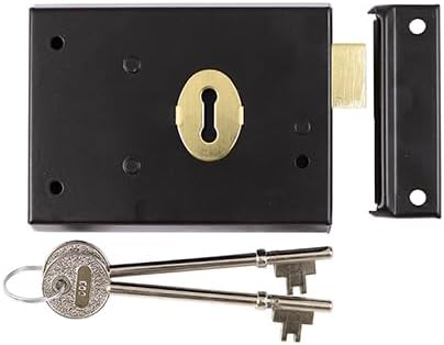 Timco - Rim Deadlock - Black (Size 106 x 74mm - 1 Each)