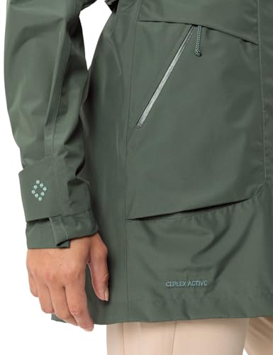 VAUDE Women's Skomer Parka II, Parka, agave, 40