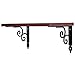 Zcyg Ripiani Muro Parete Immagine Ledge Scaffalature Display Stand di Sostegno della Struttura Mensole scaffale a Muro Triangolo Staffa Living Room Decor
