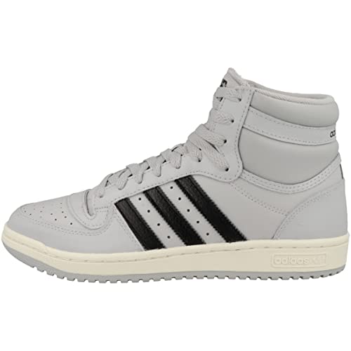adidas Baskets pour homme Mid Top Ten RB, Gris Two Core Black Cream White Gv6633, 44 EU