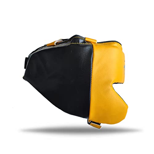 Image of Kids Boxing kit Yellow (Filled Punching Bag, Gloves and Headgear, Age 7-13 Years) (Yellow)