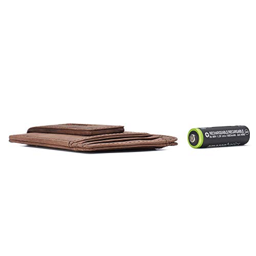 Image of alpine swiss Harper Mens RFID Slim Money Clip Front Pocket Wallet Minimalist Leather ID Card Holder