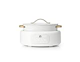 Beautiful 10 - in -1 Electric Multi-Cooker, (Lavender), Whi'te Icing, Porcini Taupe, Sage Green, Starry Night Blue, Whi'te Icing by Drew Barrymore (White Icing)