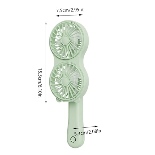 Ventilateur à main USB rechargeable et compact pour maquillage - 6