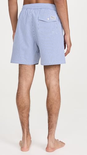 POLO RALPH LAUREN Men's Traveler Seersucker Swim Trunks 6"3