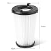 Pack of 8 HEPA Filter for AEG Ergorapido Filter CX7 CX7-2 Models Part Number AEF150 Replacement Filter Vacuum Cleaner Filter Replacement Accessories White