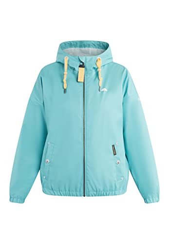 Schmuddelwedda Damen Incus Regenjacke, Aqua, XL