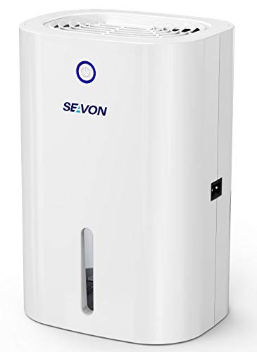 SEAVON Electric Mini Dehumidifier, 2000 Cubic Feet (228 sq ft), Auto Shut Off