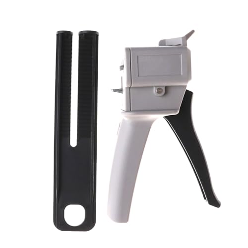 50mL AB Glue Gun, 1:1 or 1:2 Ratio Dual Component Adhesive Dispenser, Lightweight Applicator for Epoxy, Resin, DIY, Home Repair, Industrial Use