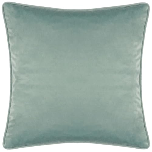 Wylder Nature House Of Bloom Zinnia Bee Cushion Cover – Floral Botanical Bumblebee Design (Grey – 43 x 43cm)