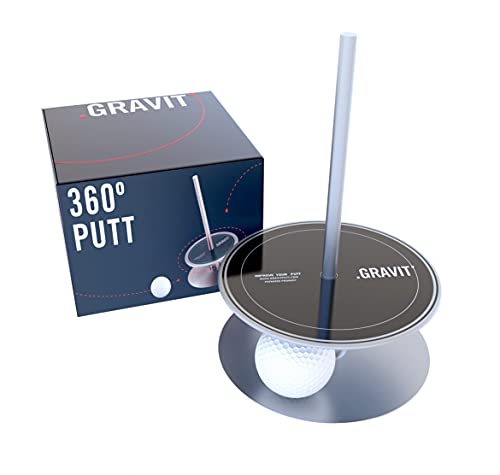 Gravit Golf Putting Hole – 360-Degree Golf Putting Green Practice Hole – Portable Putting Hole for Golf Training Indoor and Outdoor – Durable Stainless Steel and Aluminum Black Gravit Golf Putting Hole – 360-Degree Golf Putting Green Practice Hole – Portable Putting Hole for Golf Training Indoor and Outdoor – Durable Stainless Steel and Aluminum Black