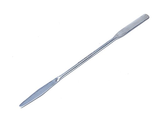 Lab Micro Double Ended Spatula Round/Tapered Arrow End, Flat Ends 50mm X 9mm, 7