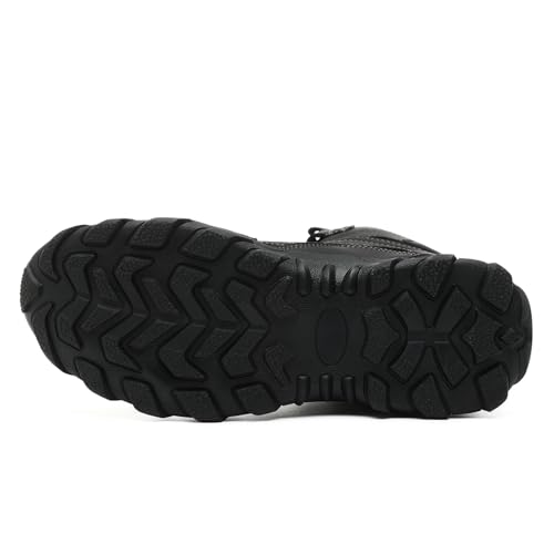 Image of Work Boots for Men Comfortable Steel Toe Boots | Ankle Support and Breathable, Non Slip Rubber Outsole, Safety Industrial and Construction Shoes, Latex Cushioning Insoles