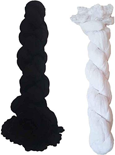 Solid Cotton Dupatta Designer Lace Black White Soft Solid Shawl/Wrap/Stole