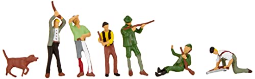 Noch - 15060 - Modélisme Ferroviaire - Figurine - 7 Chasseurs Et Bûcherons
