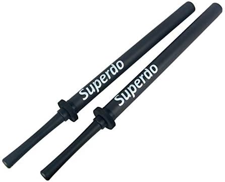 Superdo Foam Sword Practice Swords (Double Pack Black)
