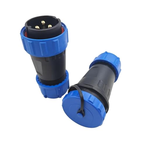 Conector de acoplamiento SP28 el&eacute;ctrico de 3 pines con terminal de soldadura para cables 6