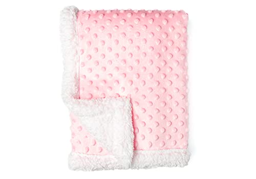 Baby Girl Gift Basket: They Did Not Stay 6 Feet Apart. Sherpa Blanket. 3pc Containers, 4pc Layette Gift Set and more - Image 3