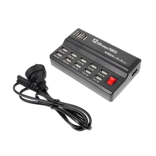 Estación de carga USB multipuerto NUOBESTY adaptador de corriente para móvil