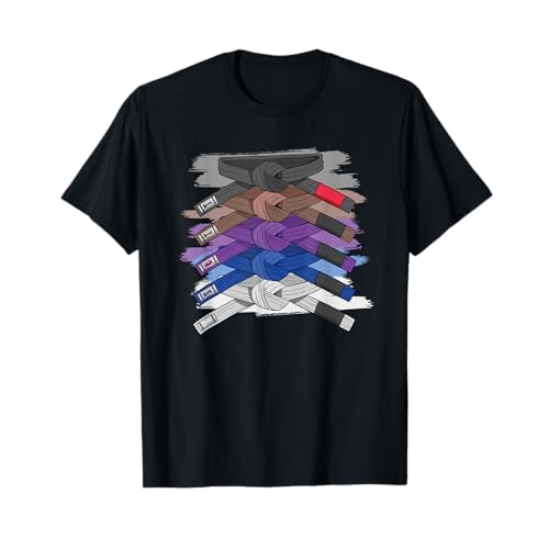Brasileño Jiu-jitsu Belt rango colección BJJ Camiseta