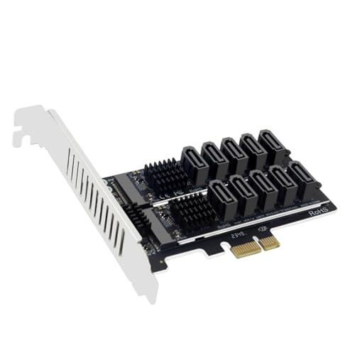 Adaptateur PCIe 10 ports : solution pour stabiliser l'extension PC 6 Gbit/s