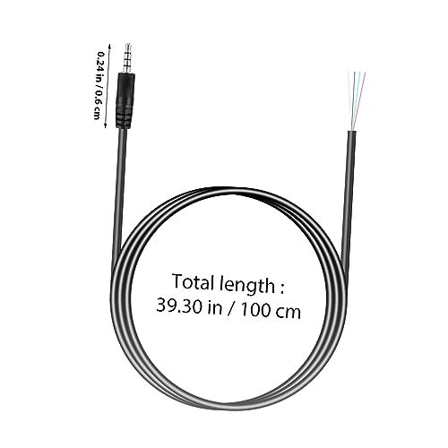 8 cables prolongadores de audio Jack 3.5mm para auriculares miniatura 2