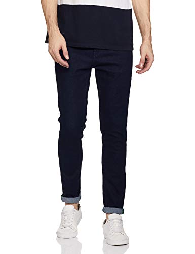 United Colors of Benetton Men’s Slim Casual Pants (4LRNS9003I901_Blue_36)